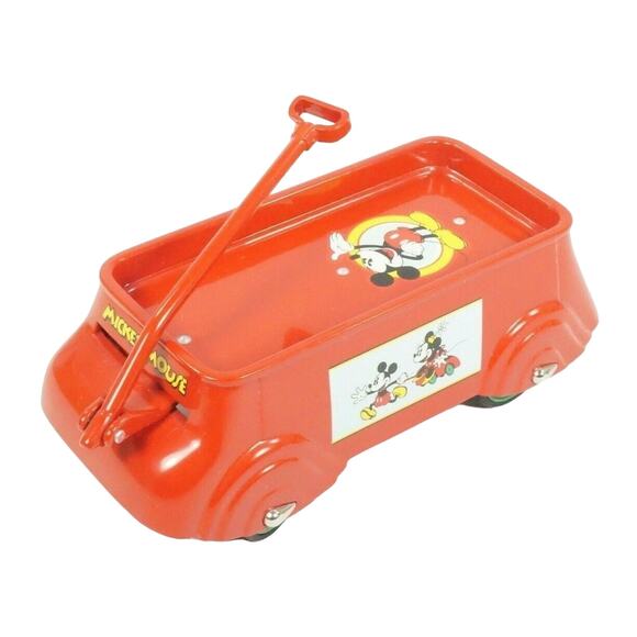 Hallmark Kiddie Car 1937 Mickey Mouse Streamline Express Coaster Wagon 2000 Box - Picture 1 of 12